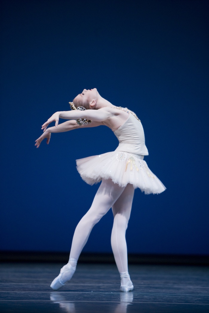 Pacific Northwest Ballet principal dancer Carla K&ouml;rbes in 'Diamonds'