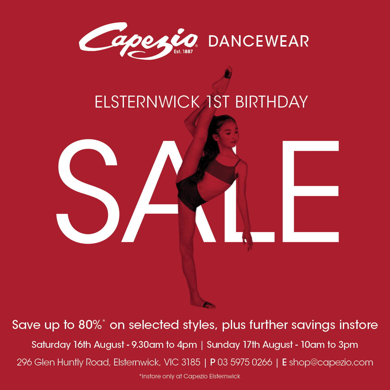 Capezio dancewear sale