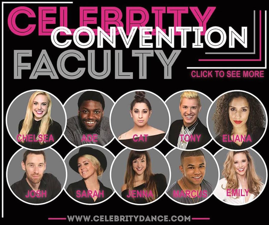 2016 Celebrity Dance Conventions Faculty
