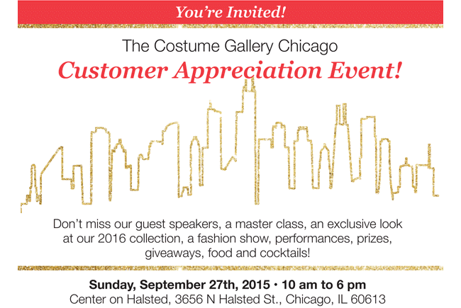 Costume Gallery Customer Appreciation Event 2015