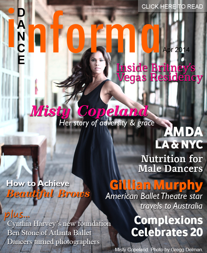 Dance Informa April 2014 Cover with Misty Copeland