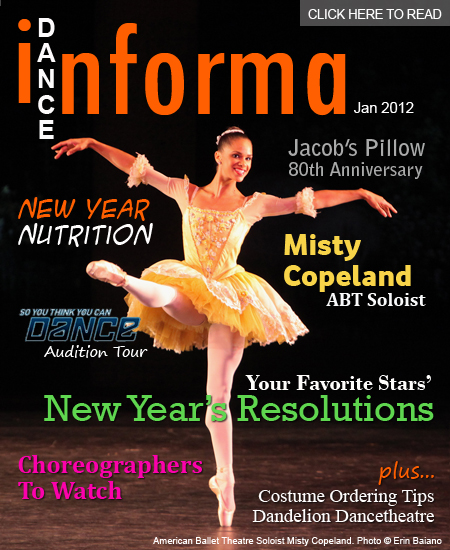 Dance Informa Cover January 2012 Misty Copeland