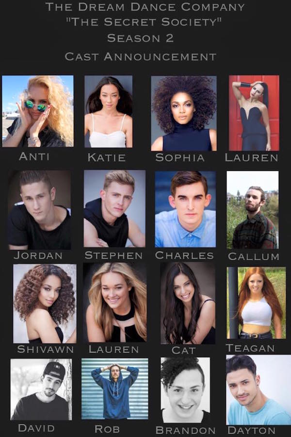 The Dream Dance Company 2016 Cast