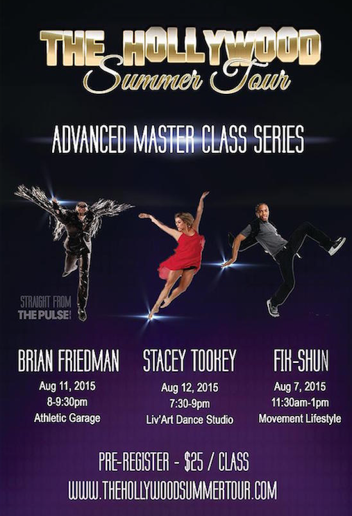 Hollywood Summer Tour Advanced Master Class Series 2015