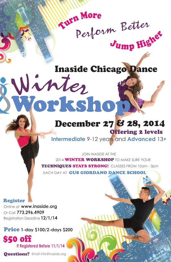 Inaside Chicago Dance hosts 2014 Winter Workshop