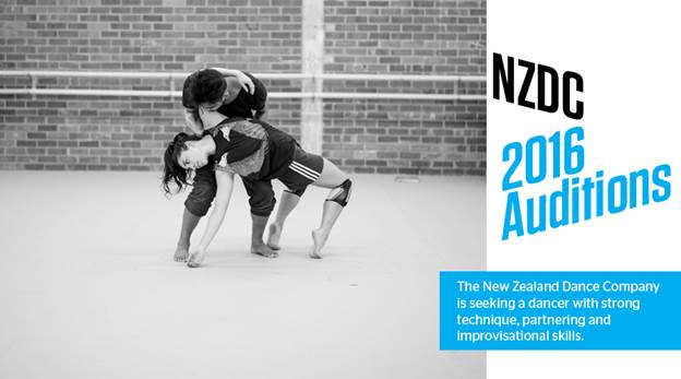 New Zealand Dance Company hosts 2016 Audition