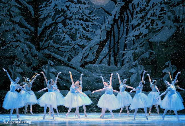 Pacific Northwest Ballet dancers in Nutcracker. Photo by Angela Sterling.