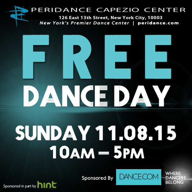 Peridance Capezio Center hosts Free Dance Day 2015