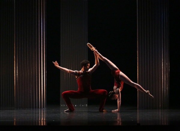 Queensland Ballet's Emilio Pavan and Clare Morehen in Nicolo Fonte's Bolero