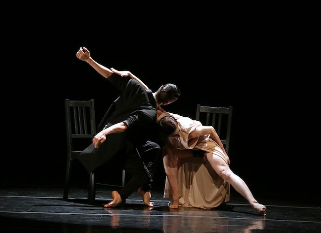 Mike Esperanza’s work in performance at the Young Choreographer's Festival