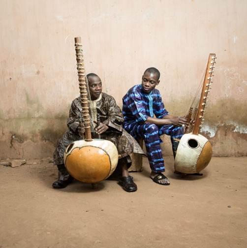 Musicians Toumani and Sidiki Diabate