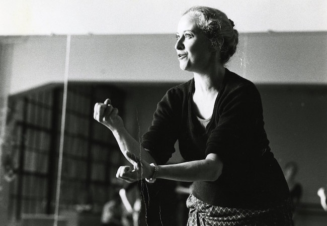 Verdy teaching class in 1982 at Boston Ballet