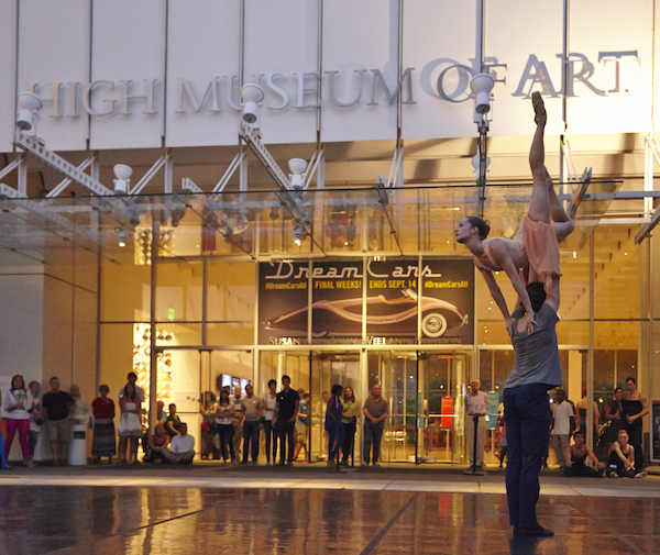 Atlanta Ballet's Wabi Sabi performing at the High Museum