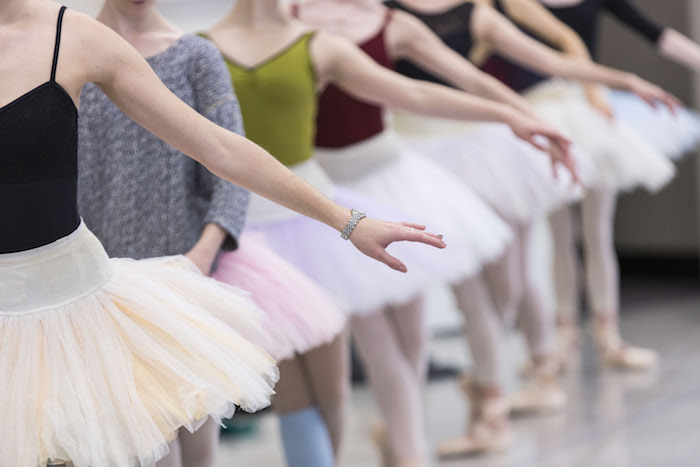 Artists of The Australian Ballet in rehearsal. Photography by Kate Longley