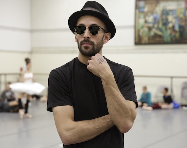 JR in NYCB’s rehearsal studios