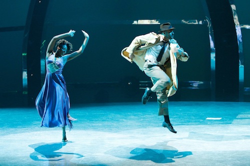 SYTYCD Contestants Jasmine Harper and Aaron Turner perform a Broadway routine