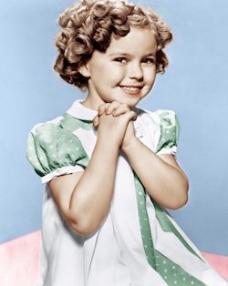 Child star Shirley Temple