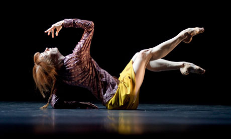 Sylvie Guillem performing 'Bye.' Photo by Lesley Leslie-Spinks.