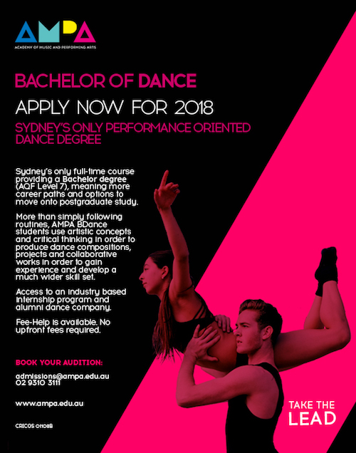 Sydney Dance Degree Program