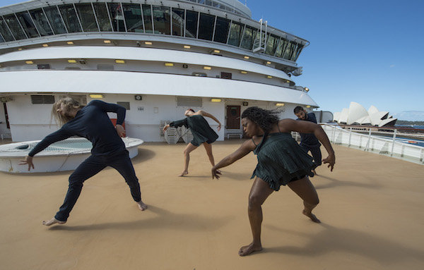 ADT dancers onboard Cunard’s Queen Elizabeth