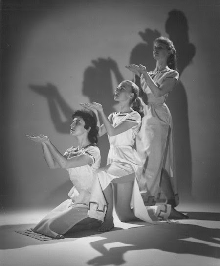 Charleston Ballet dancers Jean Roberts, Marie-Claude Van Damme and Julianne Kemp