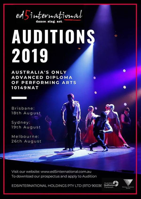 Full-time Sydney dance training 2019