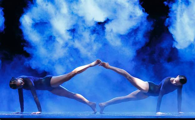 Hubbard Street dancer Ana Lopez and former Hubbard Street dancer Jessica Tong in Cerrudo choreography