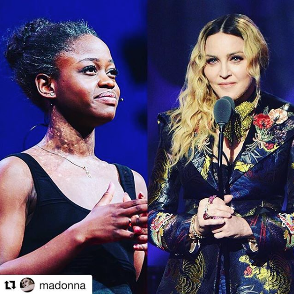 Ballerina Michaela DePrince with Madonna