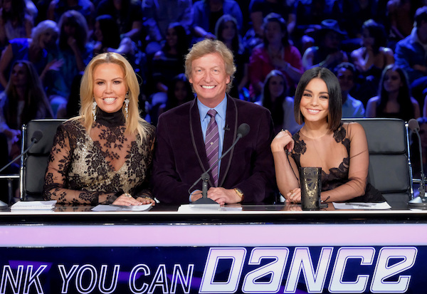 Mary Murphy, Nigel Lythgoe and Vanessa Hudgens