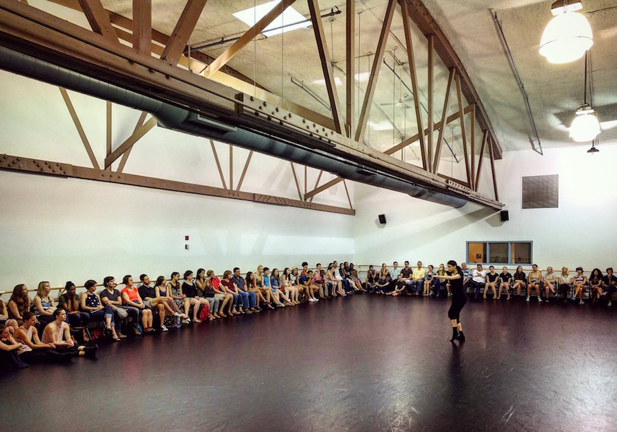 DanceWorks Chicago’s monthly program at Lou Conte Dance Studio in the Hubbard Street Dance Center