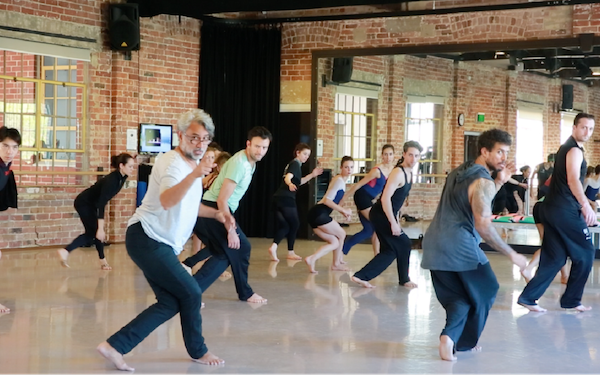 Gary Lang leads rehearsal at West Australian Ballet