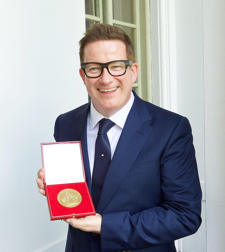 Matthew Bourne receives elite QEII Award