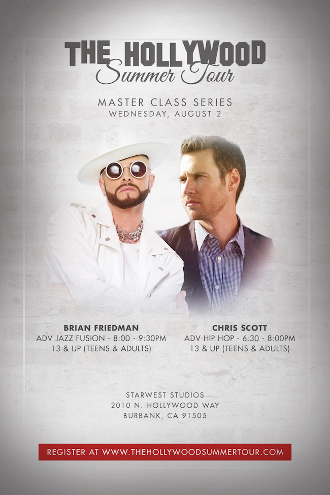 2017 Hollywood Summer Tour master classes