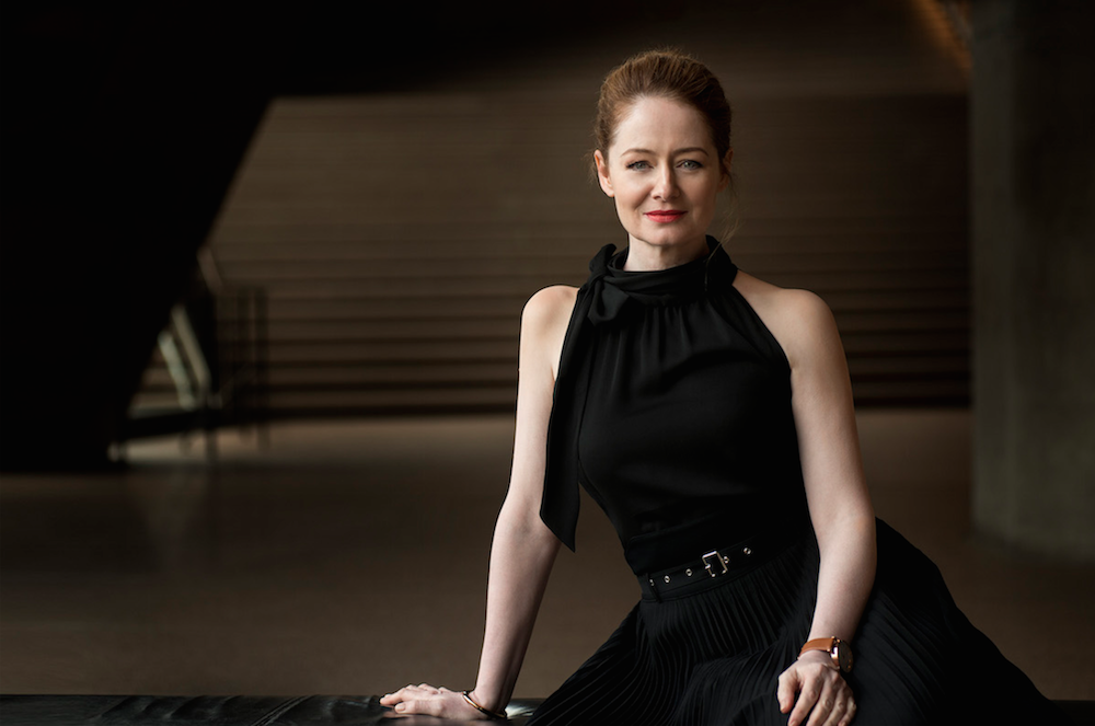 Miranda Otto on set of Dance Academy: The Movie at Sydney Opera House. Photo by Simon Cardwell.