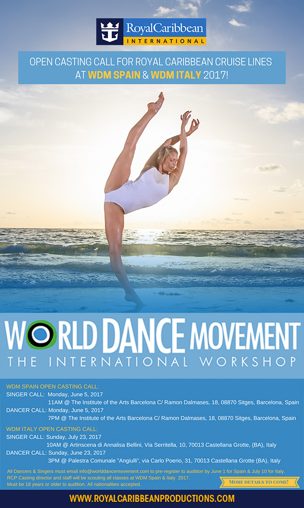 Royal Caribbean Auditions at World Dance Movement 