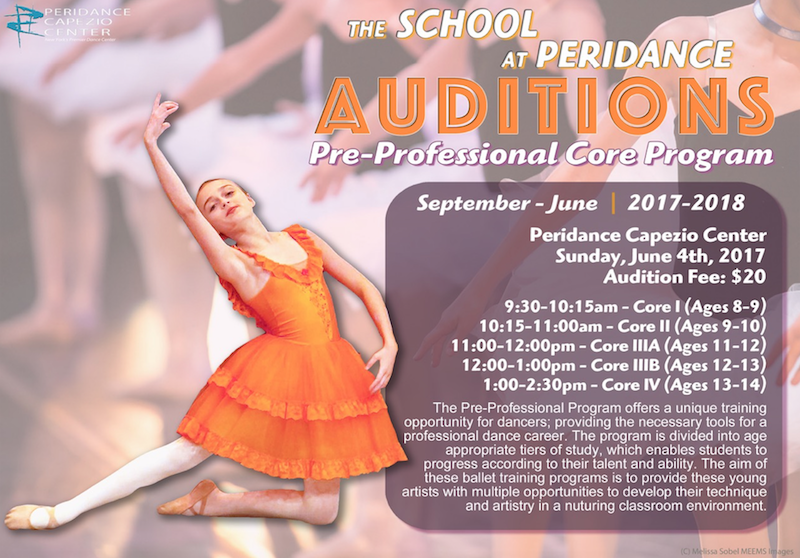 The School At Peridance - Pre Professional Auditions 2017
