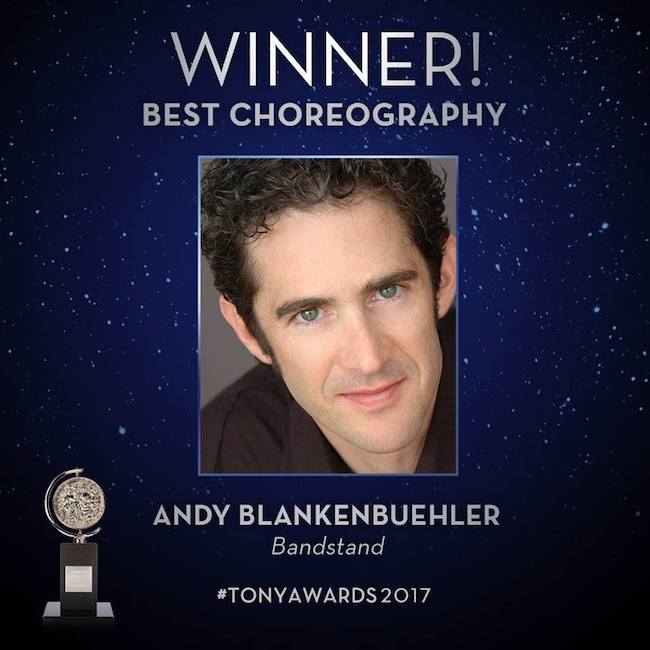 2017 Best Choreography Tony Award