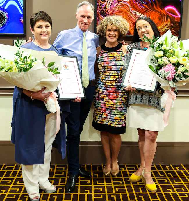 Lisa Clarke, Luke Rittner, Bronwyn Watkins and Kim Harvey