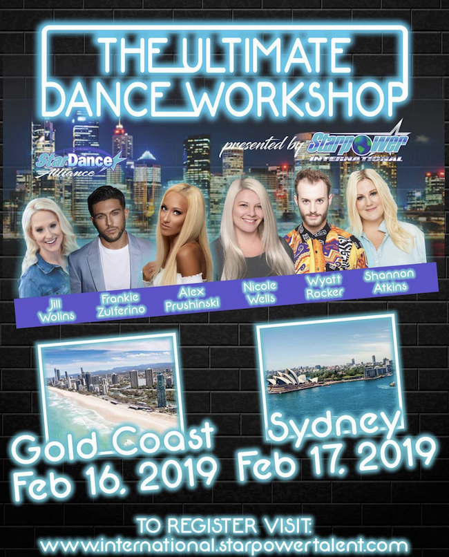 Gold Coast and Sydney Dance Workshops